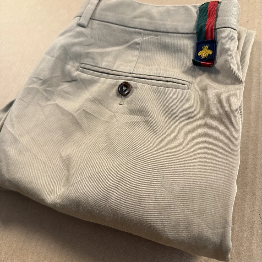 Gucci Men's Khaki Cotton Stretch Formal Pant Size 50R (34-35) 451107‎ Z43682840